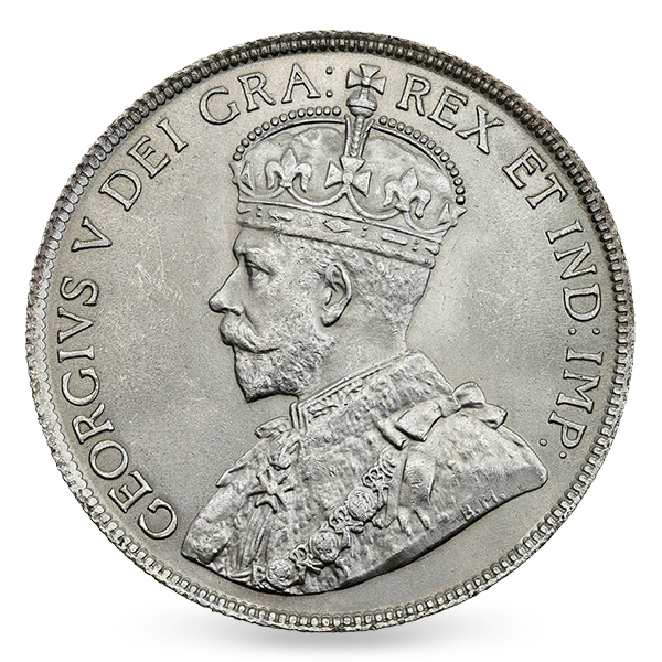 <p>Père de Sa&nbsp;Majesté la reine Elizabeth&nbsp;II. Son effigie orne les pièces canadiennes jusqu'au couronnement de sa fille, en 1952. Jusqu'en 1947, son effigie est entourée de l'inscription latine GEORGIVS VI D:G:REX ET IND:IMP ou GEORGIVS VI DEI GRA REX ET IND:IMP, selon la valeur de la pièce. Après que l'Inde accède à l'indépendance et devient une république, en 1947, la mention ET IND:IMP, qui signifiait George VI, empereur de l'Inde, ne figure plus sur les pièces.</p>