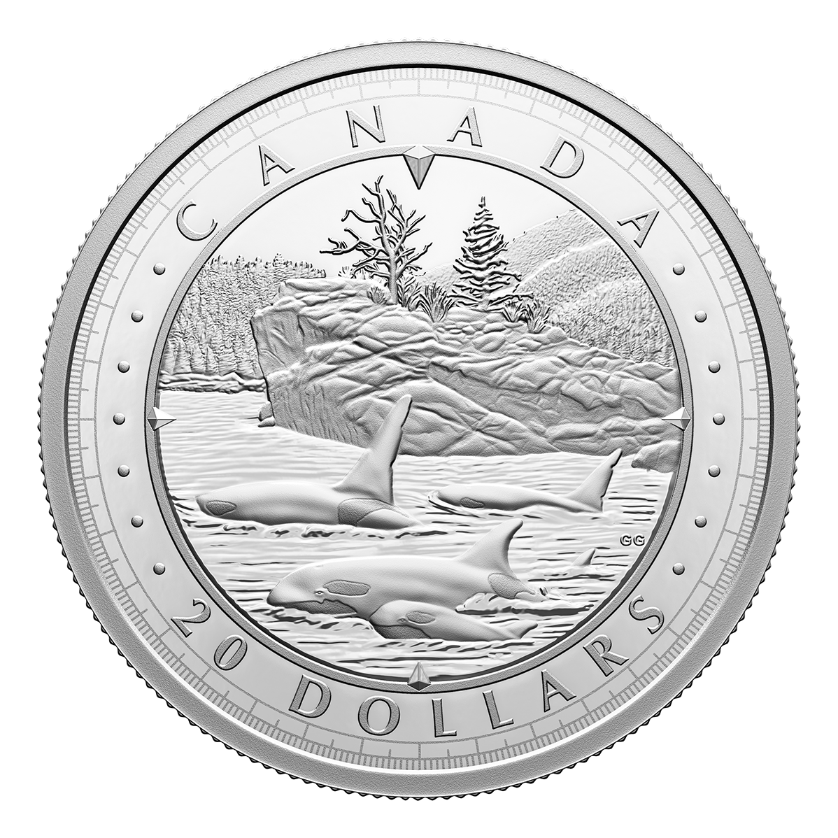 Pure Silver Coin – This Is Canada: Wondrous Waters - Pacific Coast
