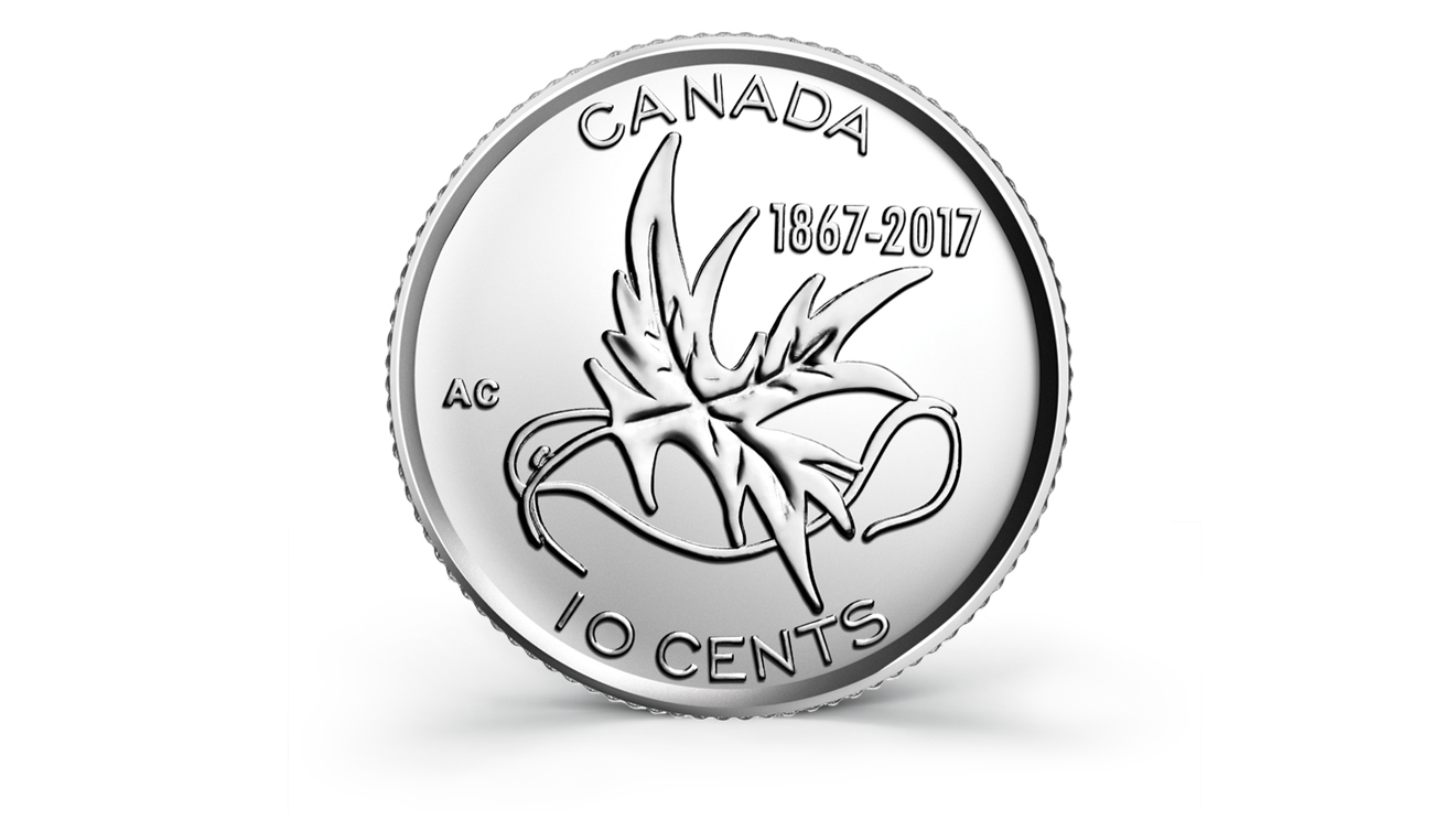 Pièce de 10 cents (2017)