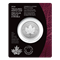 1-oz. 99.99% Pure Silver Coin – Treasured Silver Maple Leaf First Strikes: Congratulations Privy Mark (Premium Bullion) 