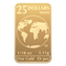 Plaquette de 25 $ de 1 oz (10 x 1/10 oz) en or pur 2024 –  Commerce mondial (pièce d'investissement)